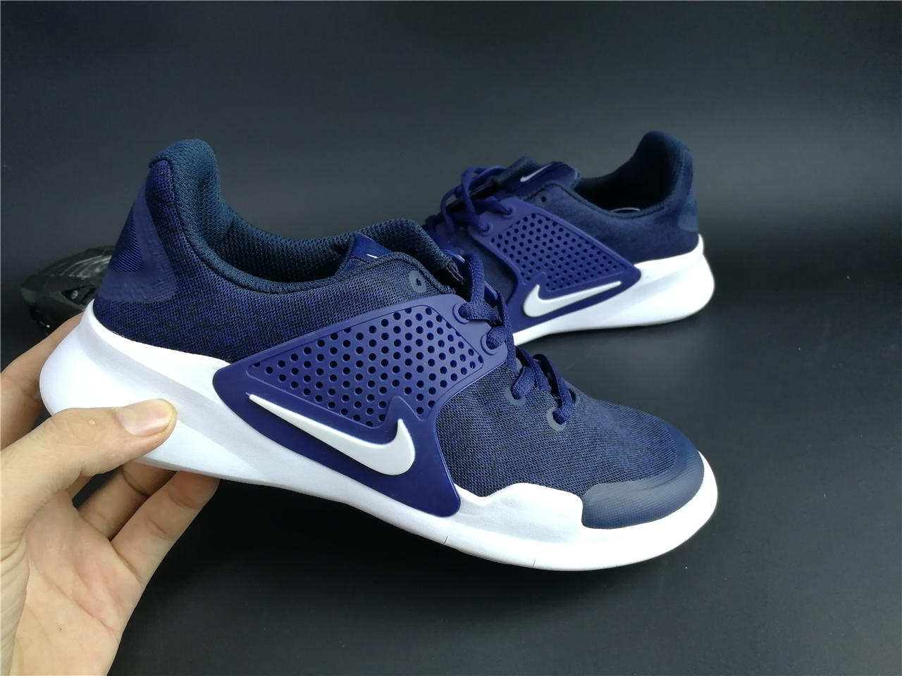 Nike Air Presto 4 Mesh Navy Blue White Shoes